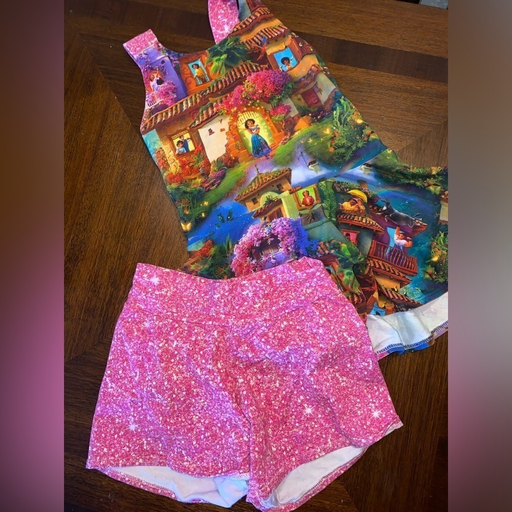 Like new girls 11/12 fit custom made encanto set